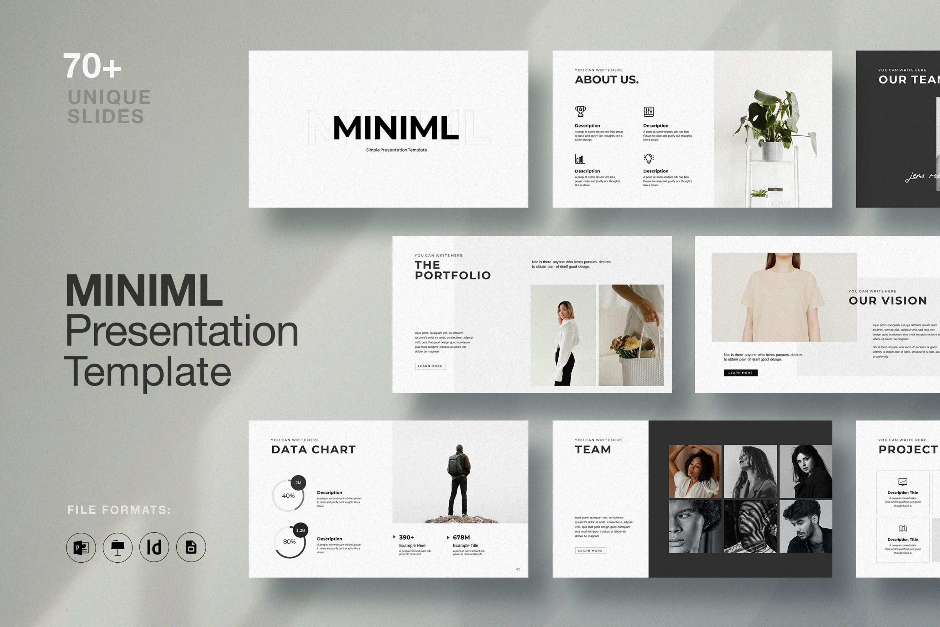 The Minimal PowerPoint Template, a Presentation Template by ...