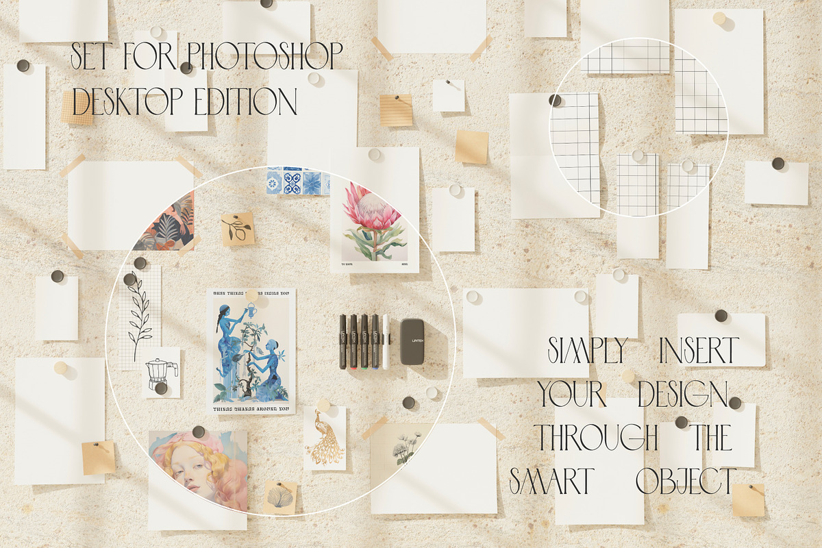 AESTHETIC MOODBOARD | mockup kit, a Product Mockup by yuliyuri.studio (Photo 2 of 15)