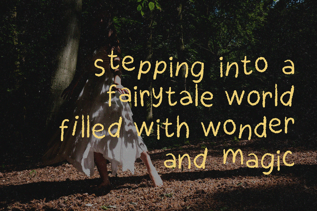 Wonderland Odyssey Crayon Messy Font, a Handwritten Font by Perplexitics (Photo 2 of 6)