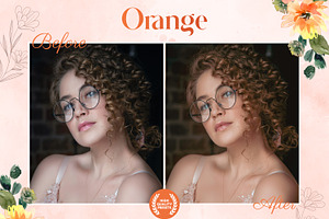 Orange Autumn Lightroom Presets