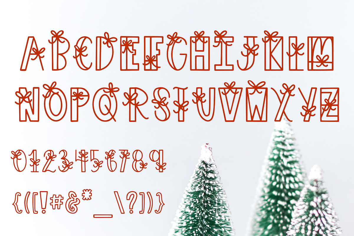 Under The Tree, Christmas Font preview 7