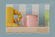 MILLIE | Kitchen Frame Mockup Set, a Household Mockup by SoleilHomeMockups (Thumbnail 11 of 12)