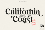California Coast | Modern Serif, a Serif Font by Jen Wagner Co (Thumbnail 1 of 15)