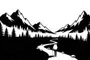 Endless Wilderness PuzzleClipart Set, an Object Illustration by Designer_Momina (Thumbnail 10 of 13)