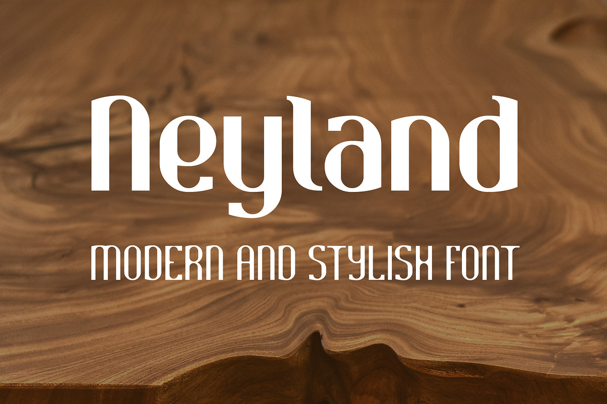 Neyland Vintage Font Family, a Sans Serif Font by creativehands (Photo 1 of 7)