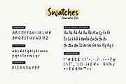 Swatches Handwritten Font, a Handwritten Font by Heinzel Std (Thumbnail 6 of 6)