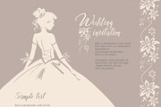 Wedding Invitation Vector Template, an Invitation Template by Elena Naumchenkova (Thumbnail 3 of 3)
