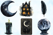 Dark Black Halloween Sublimation PNG, an Illustration by Craft Nest (Thumbnail 5 of 9)