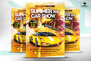Summer Break Car Show Flyer, a Flyer Template by GraphicDiamonds (Thumbnail 1 of 5)