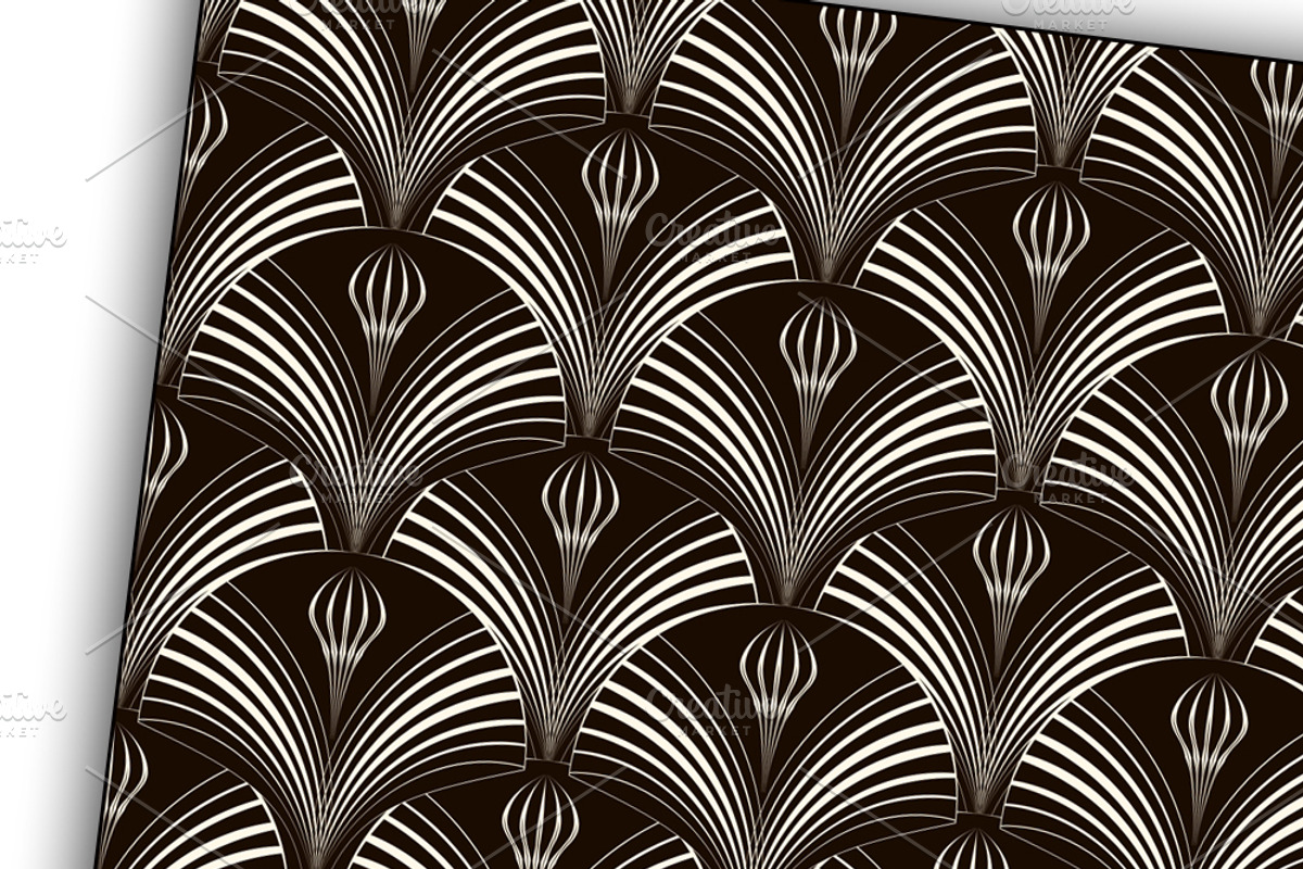 Patterns modern backgrounds Art Deco, a Pattern Graphic by Futurel (Photo 5 of 5)