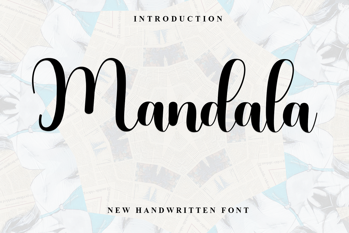 Mandala, a Handwritten Font by InermediaSTUDIO (Photo 1 of 8)