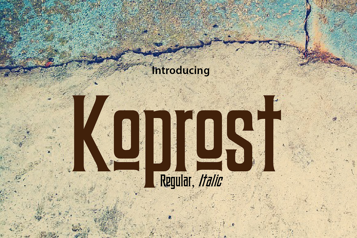 Koprost, a Blackletter Font by da_only_aan (Photo 2 of 6)