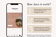 Instagram Carousel Post Boho Canva, a Social Media Template by HerstedHertz (Thumbnail 7 of 10)