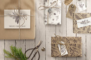 Forest Christmas  b&w, a Decorative Illustration by Lisla (Thumbnail 4 of 11)