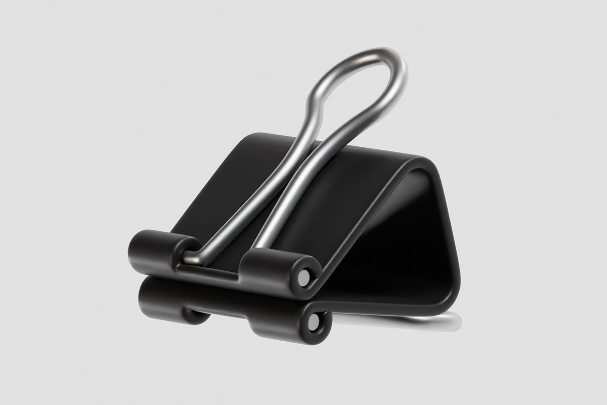 Binder Clip, an Object 3D Model by fahad121 (Photo 3 of 8)