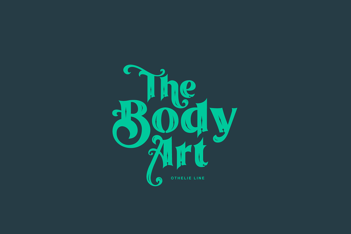 Othelie Font, a Blackletter Font by creativemedialab (Photo 10 of 11)
