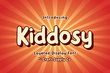 Kiddosy - Layered Display Font