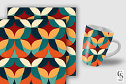 Retro Geometric Shapes Patterns, a Pattern Graphic by Creative Store (Thumbnail 2 of 4)