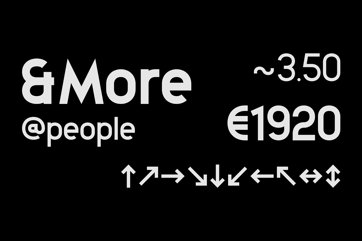 Animosa – Font Family, a Sans Serif Font by Stefano Giliberti (Photo 8 of 10)