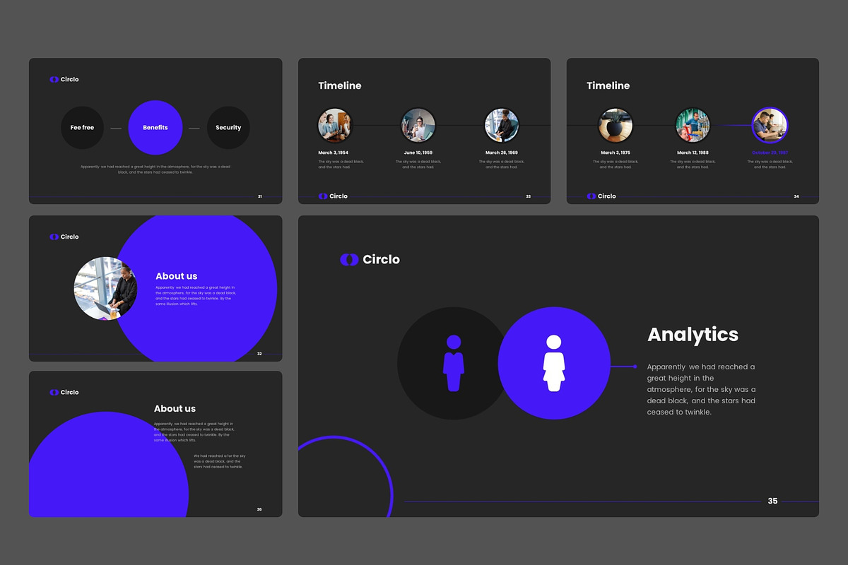 Circlo- Animated PowerPoint Template, a Presentation Template by MNML Agency (Photo 42 of 64)