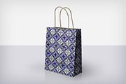 Blue tile seamless ornament patterns, a Pattern Graphic by ExpressShop (Thumbnail 4 of 5)