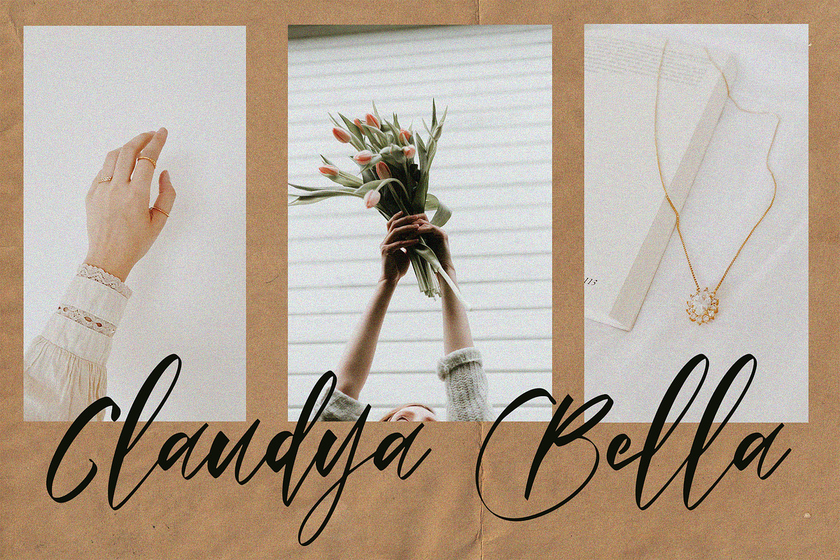 Bellia Monika Elegant Script Font, a Script Font by NTC Graphic (Photo 5 of 8)