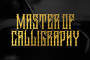 Santiago, a Blackletter Font by Muntab_Art (Thumbnail 5 of 6)