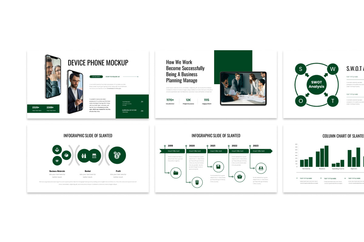 Slanted-Powerpoint & Google Slide, a Presentation Template by Raseuki