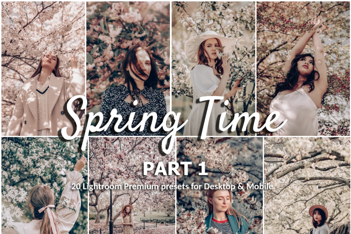 20 Lightroom Presets Spring Time p1, a Preset Add-On by PerfectStudioPresets (Photo 1 of 10)