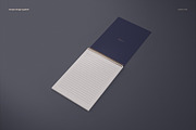 A4 Vertical Spiral Notebook Mockup, a Stationery Template by creatsy5 (Thumbnail 4 of 12)