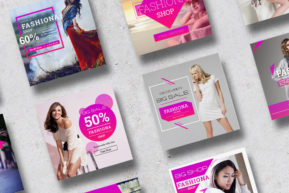 Fashiona | Instagram Fahion Banner, a Templates & Theme by Kongkow (Photo 3 of 4)
