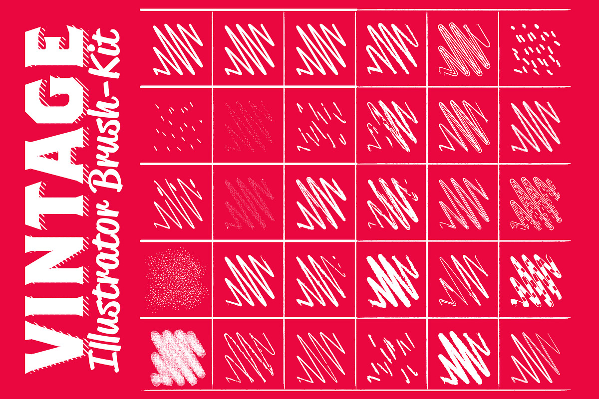 Vintage Illustrator Brush-Kit, a Brush Add-On by Leonard Posavec (Photo 7 of 10)