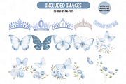 Baby Blue Quinceanera Clipart, an Illustration by TatiMockup (Thumbnail 5 of 7)