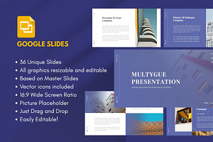 MULTYGUE Business Google Slide