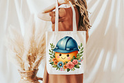 Kawaii Construction Sublimation PNG, an Illustration by Pixels.Craft (Thumbnail 6 of 7)