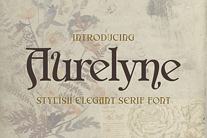 Aurelyne Stylish Elegant Serif Font