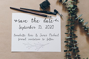 Parsnips Handwritten Script, a Script Font by Kellie Jayne Studio (Thumbnail 3 of 9)