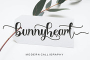 Bunnyheart, a Script Font by Letterafa Studio (Thumbnail 1 of 10)