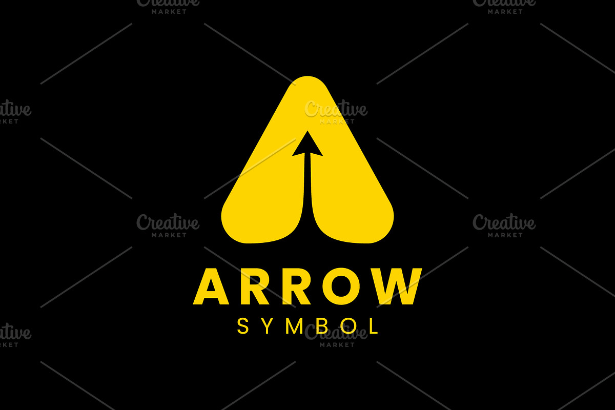 Triangle With Growth Arrow Logo, a Branding & Logo Template by Atlantis X Nurman Arbai (Photo 2 of 2)