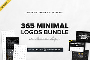 [44% OFF] 365 Minimal Logos Bundle, a Branding & Logo Template by Mats-Peter Forss (Thumbnail 1 of 14)