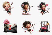 Moody valentine clipart, an Illustration by CreationArt (Thumbnail 2 of 6)