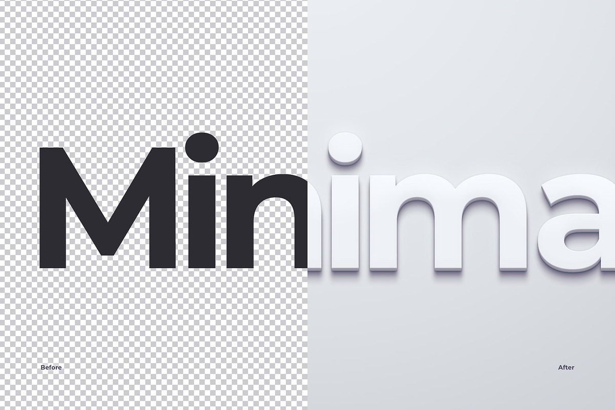Minimalist 3D Effect preview 2