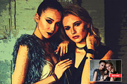 Unique Painting Photoshop Action preview 3