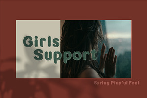 WMN Power Spring Playful Font