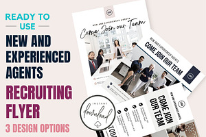 Real Estate Recruiting Flyer - CANVA