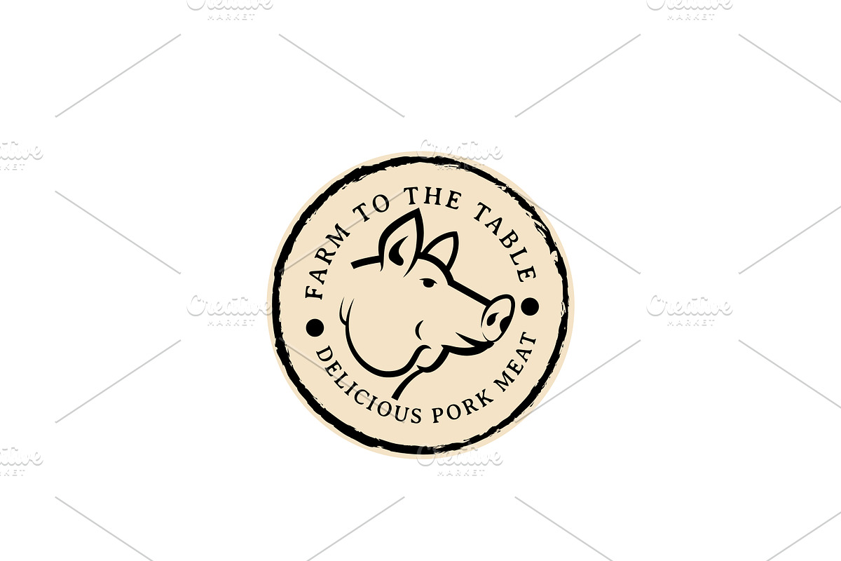 Pig Farms Logo Design, a Branding & Logo Template by AlvinStd