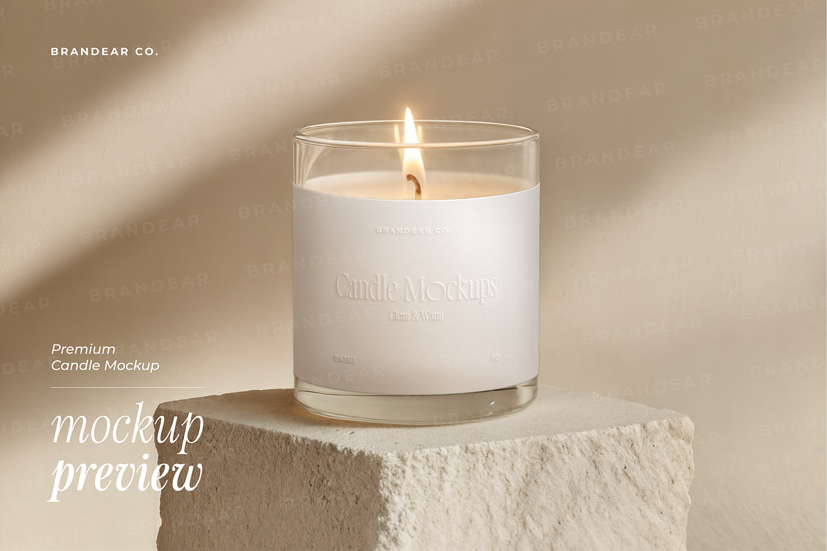 Candle Mockup Set, a Packaging Mockup by Brandear Design (Photo 11 of 17)