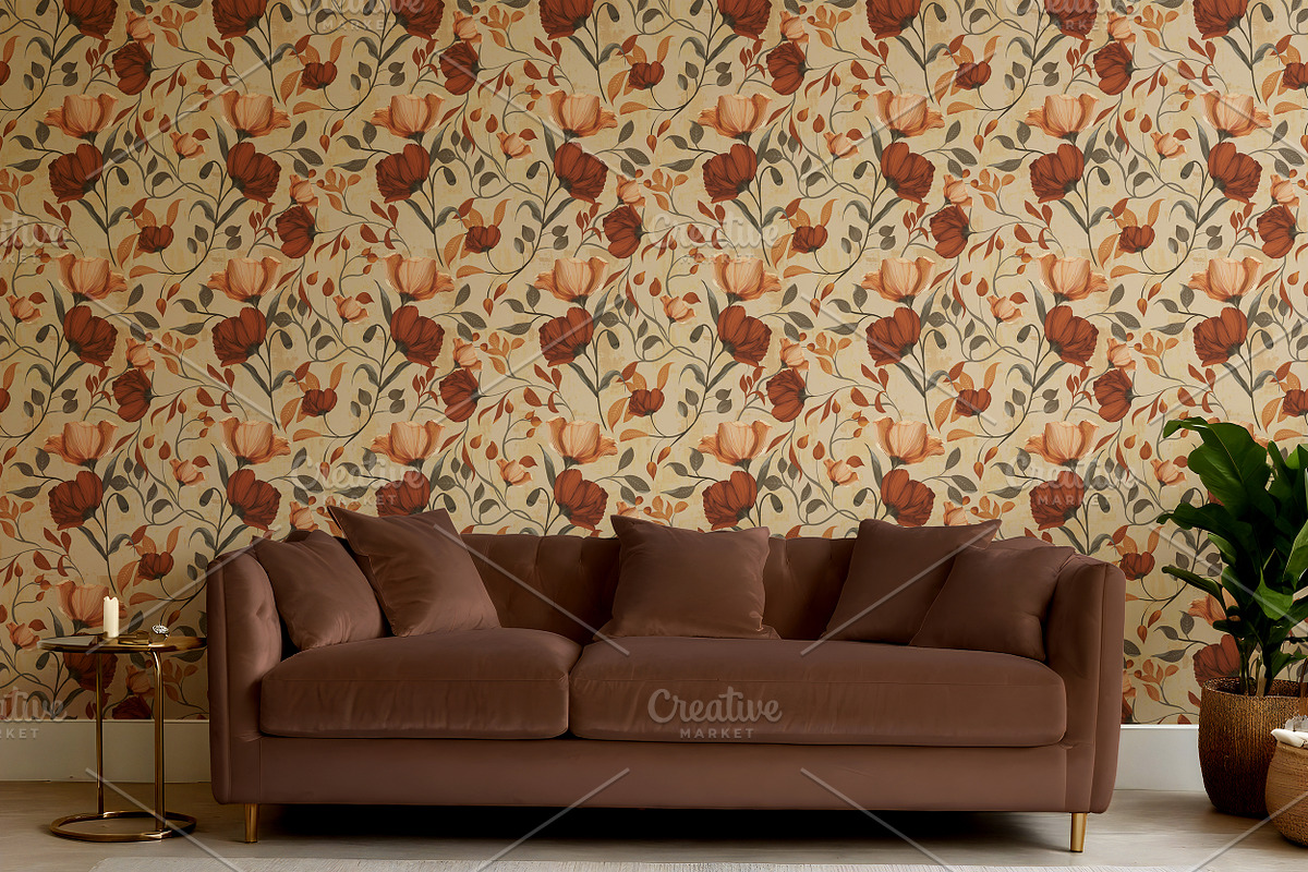 Autumnal Elegance pattern collection, a Pattern Graphic by Nora Gad (Photo 19 of 19)