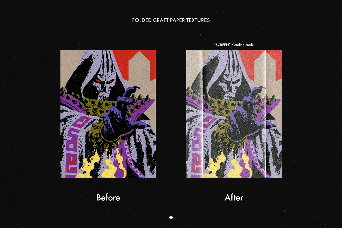 Folded Craft Paper Textures, a Texture Graphic by Freezerondigital (Photo 5 of 8)