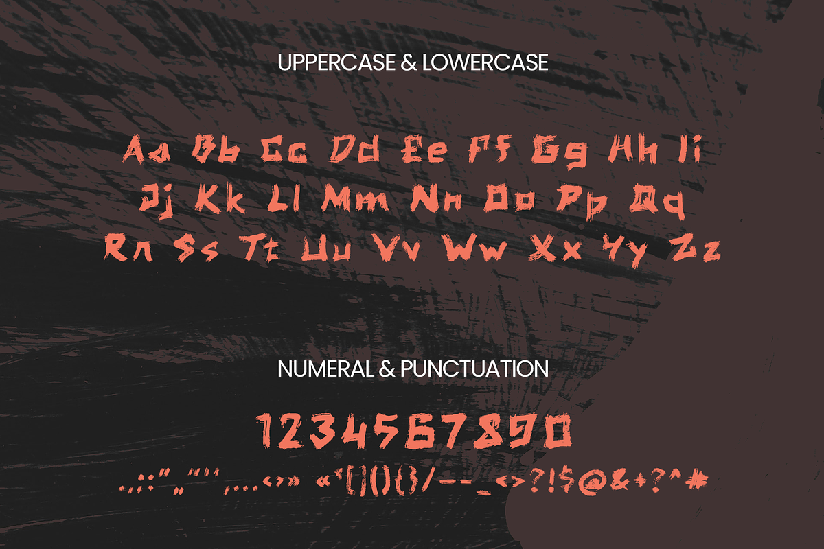 Airu Blash Brush Rough Font, a Handwritten Font by ArtiXLabs (Photo 7 of 8)